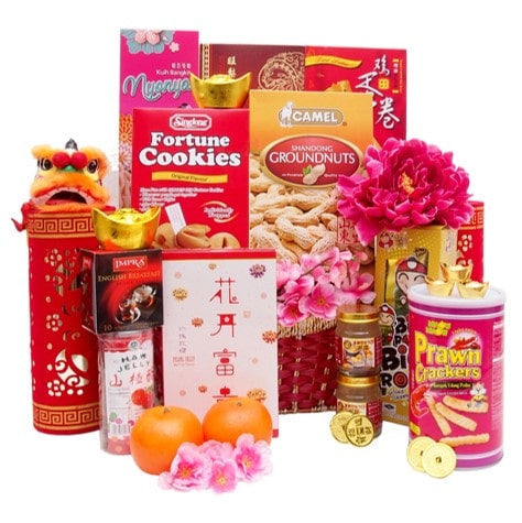 Cny-272 Contentment (halal) Chinese New Year Hamper - Little Flower Hut 