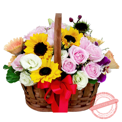 TA-166 CAPTIVATING BLOOMS - Little Flower Hut #1 Singapore Online Florist