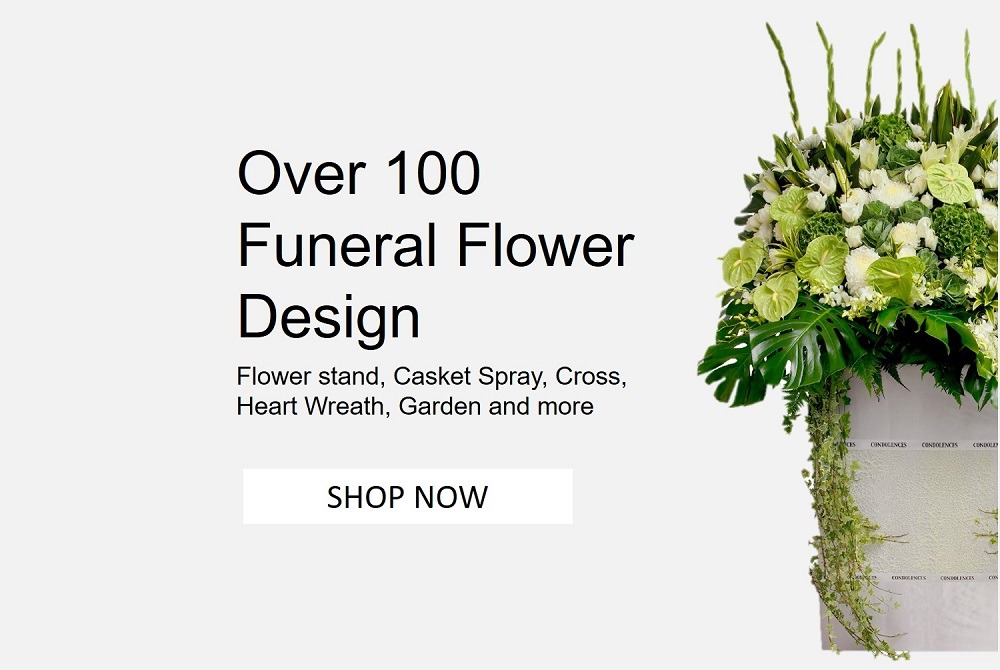 cheap funeral flower arrangement