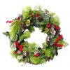 Decorated-live-christmas-wreath