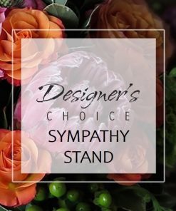 freestyle sympathy flower stand