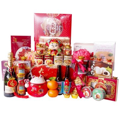 CNY-283 恭喜发财 CNY (Alcohol ) Hamper - Little Flower Hut #1 Singapore ...