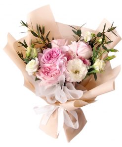 lychee pink rose bouquet (3)