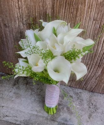 black calla lily bouquet