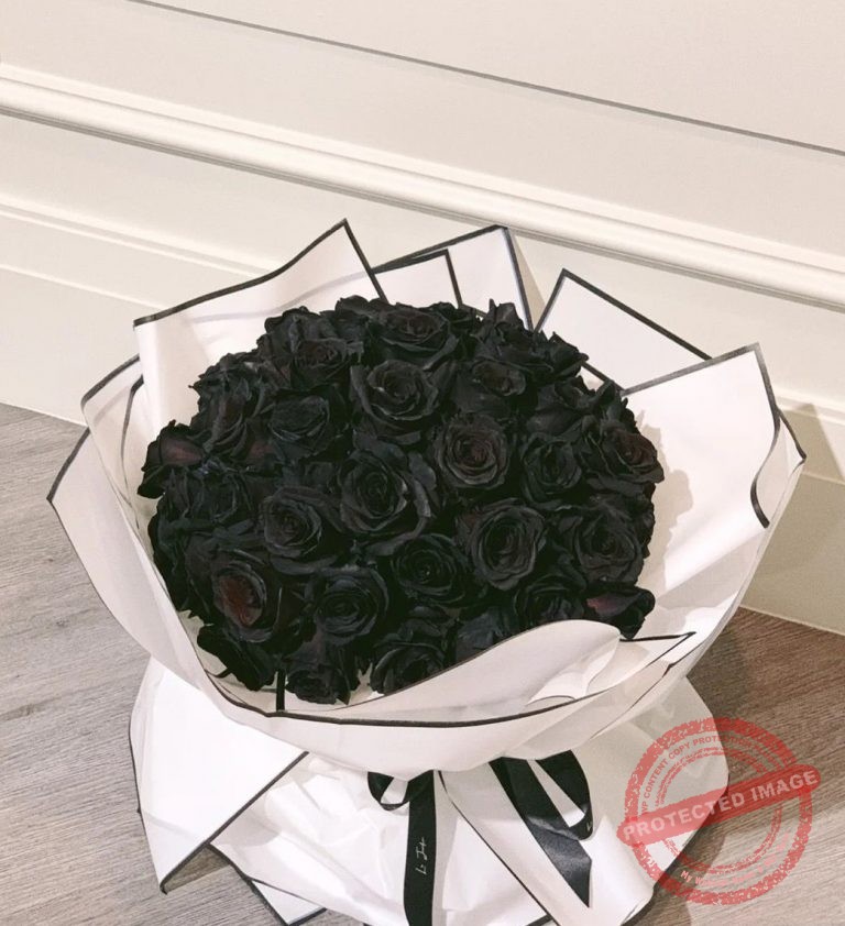Super Black Roses and Flowers Delivery Black Rose Bouquet Delivery