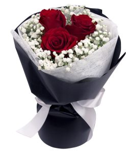 KH-90 red rose bouquet
