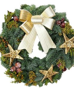 Live christmas wreath noble fir