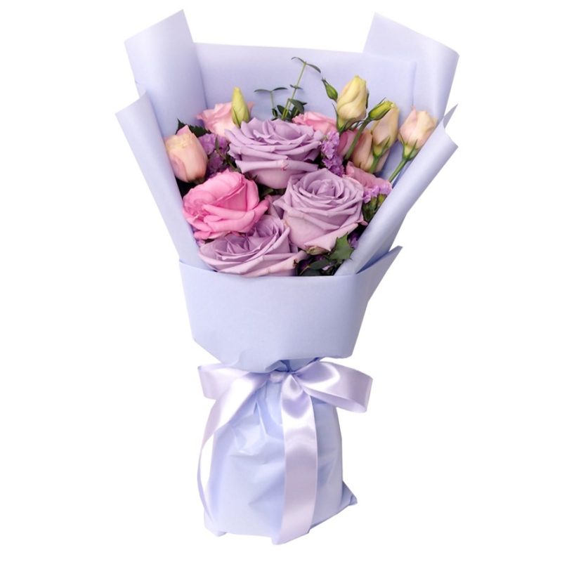 KH100 Hearts Rose Bouquet Little Flower Hut 1 Singapore Online Florist