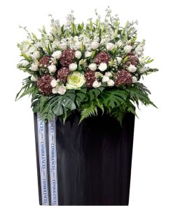 cd-133 EXTRA LARGE BLACK FUNERAL FLOWER STAND