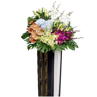 CD-135 WISPS FUNERAL FLOWER STAND - Little Flower Hut #1 Singapore ...