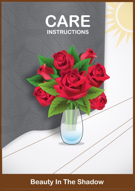 Flower Care Instruction placement