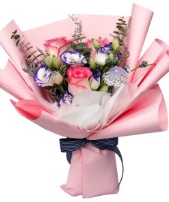 KH-114 LOVE IMPRESSIONIST ROSE BOUQUET