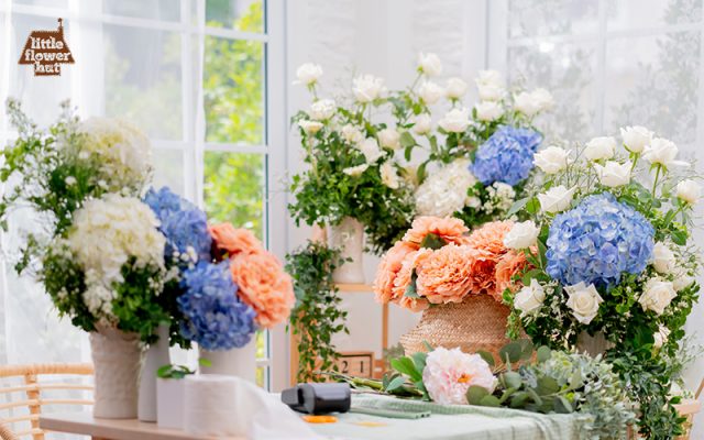 Floral Bouquet arrangement at an event