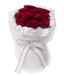 KH-121 Boundless Affection red rose bouquet