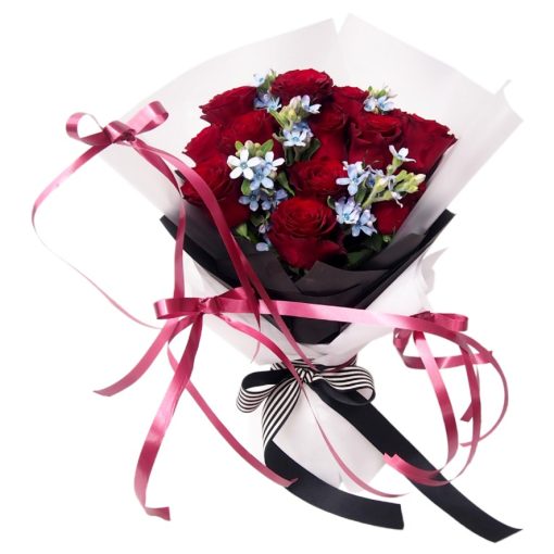 KH-118 Genuine Affection red rose hand bouquet