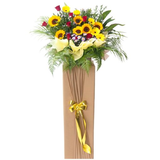 OP-162 Congratulatory Flower Stand - Salutations