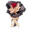 SB-15 Infinite Adoration Single stalk red rose bouquet