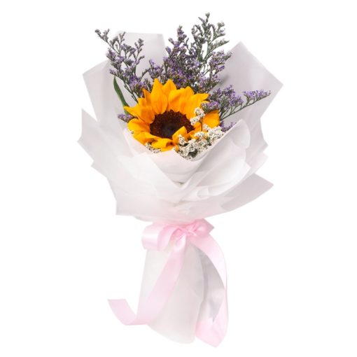 SB-14 Sacred Devotion Single stalk sunflower bouquet