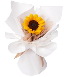 SB-12 Divine Love Single stalk sunflower bouquet