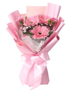 KH-138 Heart Of Gold gerbera bouquet