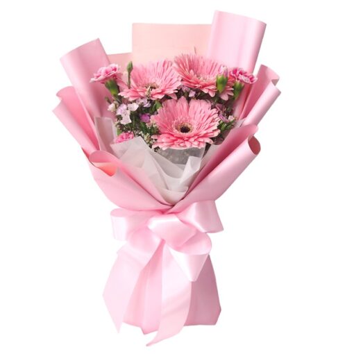 KH-138 Heart Of Gold gerbera bouquet