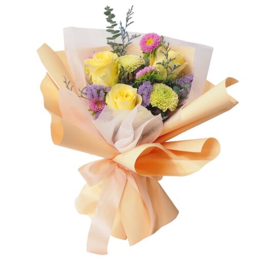 KH-137 Understanding Heart rose bouquet