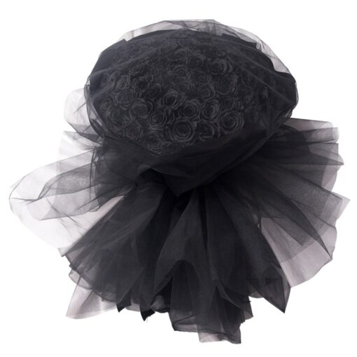 99 black rose bouquet