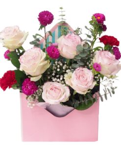 fe-100 envelope rose arrangement