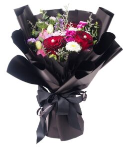 KH-143 Wonderstruck black rose