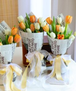 Custom floral bouquet tulip