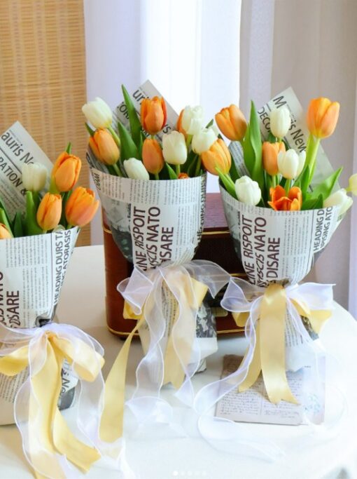 Custom floral bouquet tulip