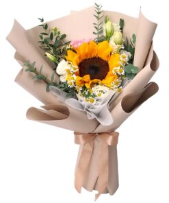 kh-157 Sunflower Bouquet Amber