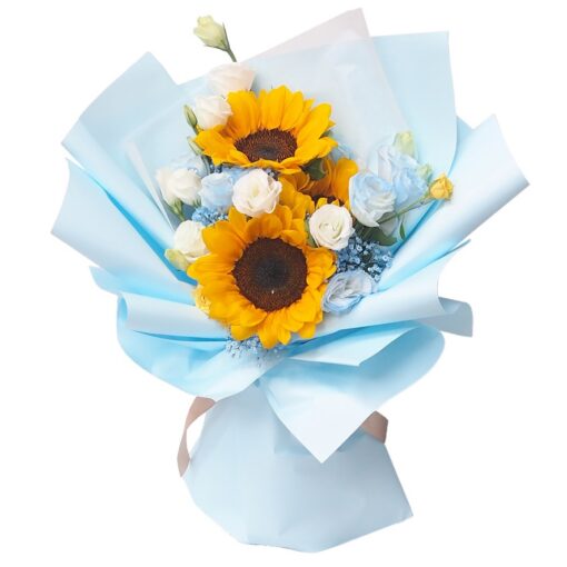 kh-163 Sunflower Bouquet Cool