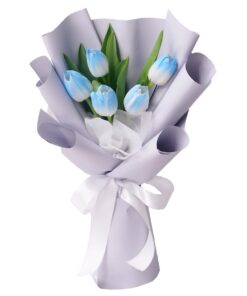 kh-147 Tulip Bouquet Tulle
