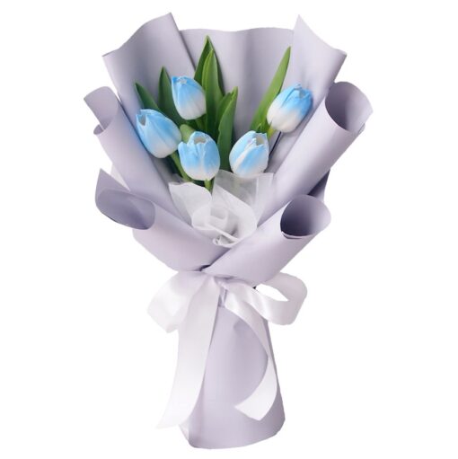 kh-147 Tulip Bouquet Tulle