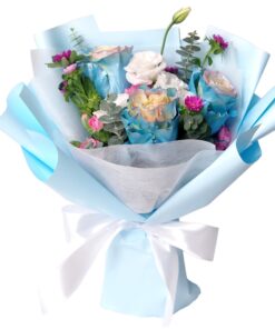 KH-165 Amorous Blue Rose Bouquet