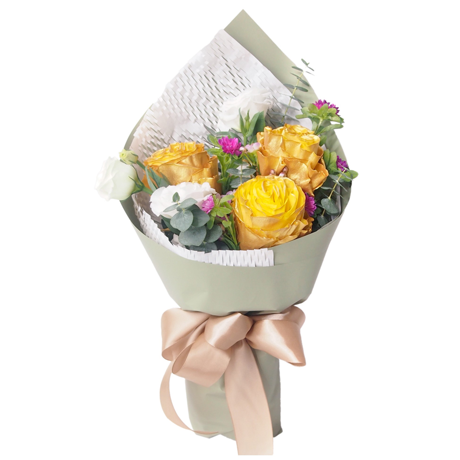 20260303 rose hand bouquet (7) KH-164 Benevolent Rose Bouquet