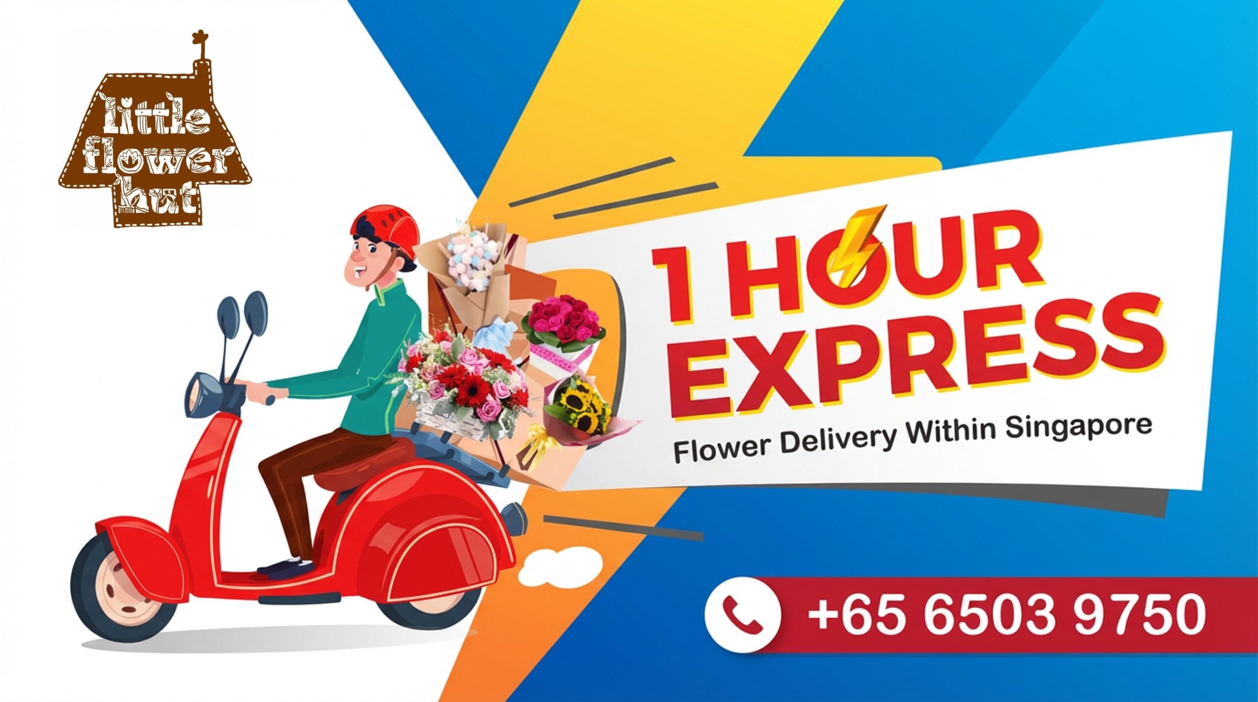 same day flower delivey Singapore